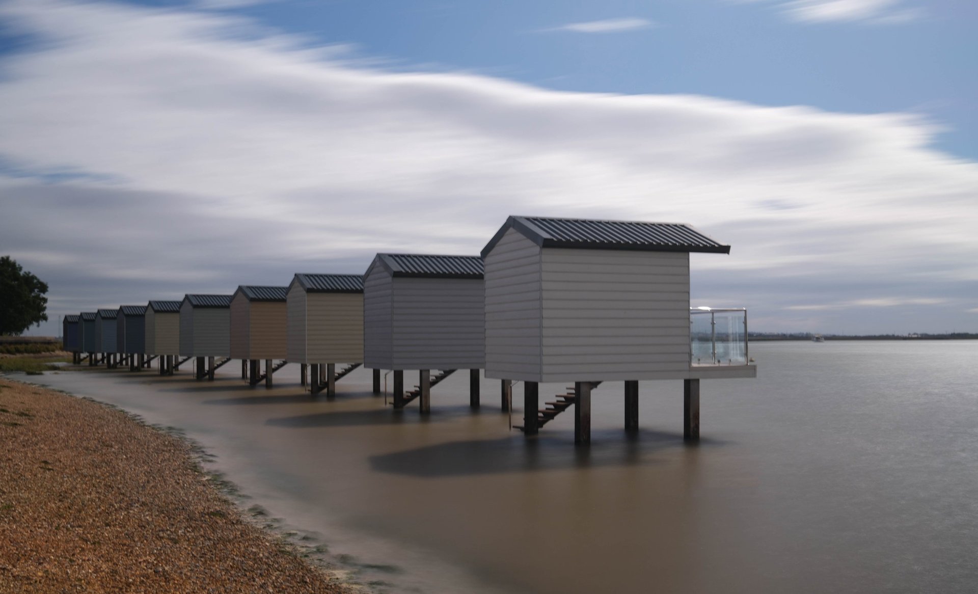 Beach Huts of Osea Island